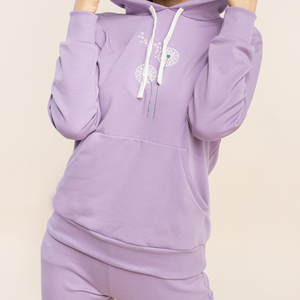 Sudadera con Capucha de Forro Polar Y2K de Alta Calidad, Ajustada, con Estampado Puff, Transpirable, para Mujer, Ropa Urbana de Invierno con Cuello de Felpa - Product Image 4
