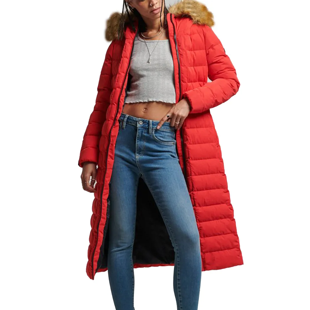 2022 Women's Winter Down Jacket Coats Women Long Casual Warm Puffer Jacket Padded Hooded Down Parka Female Outerwear Clothing