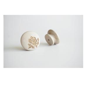 Elegant Wooden Decorative Knobs <b>with</b> Classic Shape <b>Cabinet</b> <b>Drawer</b> Pulls for Furniture Decor - Product Image 6