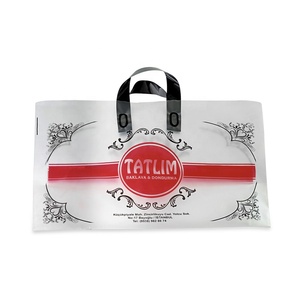 Bolsas de Compras de Plástico Desechables con Asas Suaves y Logotipo Personalizado para Tiendas Minoristas y Boutiques - Product Image 3