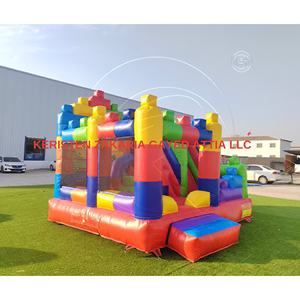 Castillo Inflable con Tobogán para Parque de Diversiones, Personalizado en PVC, Casa de Brinco para Niños, Bloques de Construcción, Juguete para Patio de Juegos, Marca Mico - Product Image 6