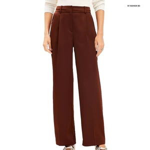 Compact Regular Fit Women's <b>Summer</b> <b>Pant</b> Eco-Friendly Breathable Polyester/Spandex Blend Comfortable Motion Clean Design for - Product Image 1