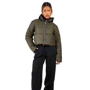 เสื้อแจ็คเก็ตแฟชั่นสตรีทแวร์แบบเรียบง่าย หนานุ่ม ดีไซน์ใหม่ รับผลิตตามแบบ OEM ไซส์ใหญ่ ทรงหลวม สวมใส่สบายสำหรับผู้หญิง - Product Image 2