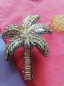 Porte-clés en tissu perlé avec logo personnalisé de haute qualité, bracelet de poignet, porte-clés, accessoire cadeau pour l'école - Product Image 6