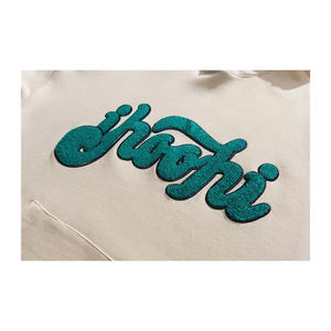 Custom Fabric Design Thick Hoodies French Trend 100% Cotton <b>Oversized</b> Pattern Logo Pullover up <b>Hoodie</b> Cold-proof - Product Image 5