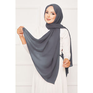 ผ้าคลุมไหล่แอโรบินแจ๊สสีเทา ชื่อแบรนด์มุสลิม - Product Image 1