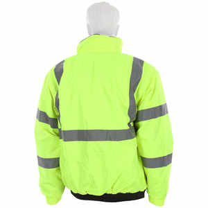 Chaqueta de Seguridad de Alta Visibilidad, Chaqueta de Trabajo con Cinta Reflectante de Transferencia de Calor, Chaqueta Amarilla para Construcción de Carreteras - Product Image 2