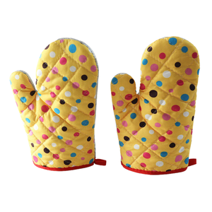 Mitaines de four de Style Vintage imprimées en coton de Chef de haute qualité Gants résistants à la chaleur Passe au lave-vaisselle pour Grill Bakeware Direct - Product Image 1