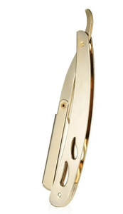 Rasoirs de barbier pliants manuels à lame unique plaqués or pour le rasage du visage du bikini dans les salons par IMANS - Product Image 6