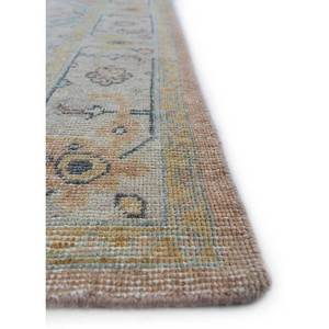 Tapis en laine noués à la main Erbe Ivory Gs-02, motif médaillon rectangulaire en puzzle pour la maison, le salon, le couloir, l'entrée - Modèles 3D - Product Image 4