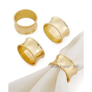 Shiny Copper Plated Metal Napkin Ring for Weddings Special <b>Occasions</b> Home Dining <b>Table</b> Banquet Decor Napkin Holder - Product Image 4