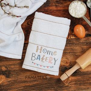 Pemium Turkish Cotton High Quality Cheap Price <b>Waffle</b> Terry Weave 100 Cotton Embroidery Kitchen <b>Towels</b> 2 Piece in Set - Product Image 2