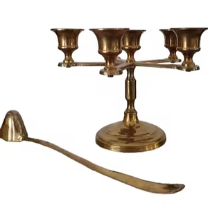 Chandelier en laiton fait à la main avec une couleur personnalisée pour l'autel de l'église de Noël et la décoration spirituelle de la maison - Product Image 2