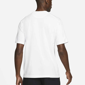 เสื้อยืดคอตตอนคอกลมของผู้ชายแบบครอปไซส์พิเศษผ้าฝ้าย300 GSM 100% ปักลายสตรีทไซส์ใหญ่พิเศษ - Product Image 2