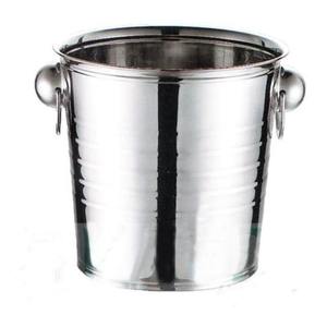 Seau à glace élégant en acier inoxydable avec finition artisanale pour une touche décorative de qualité supérieure lors des fêtes - Product Image 1