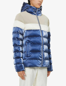 Chaqueta acolchada con capucha y cuello levantado de invierno para hombre, transpirable, a prueba de viento, ecológica, de alta calidad, multicolor, con aislamiento cálido - Product Image 2