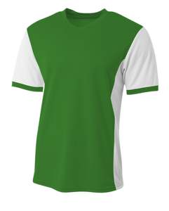 Maillots de football de qualité supérieure 100% polyester respirant antibactérien, impression de logo personnalisé, col rond, maillot de football d'entraînement - Product Image 4
