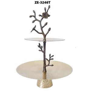 ขาตั้งเค้กสแตนเลสทำมือ ปรับระดับได้ ขายส่ง อุปกรณ์ตกแต่งงานหรูหรา สำหรับงานเฉลิมฉลอง Zahid Exports - Product Image 5