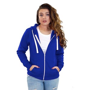 Sudadera con capucha de invierno para mujer, con estampado, cremallera completa, manga larga, holgada, con bolsillos, térmica, 100% algodón, forro polar, cortavientos - Product Image 4