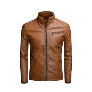 Chaqueta de Motociclista de Cuero de Búfalo Genuino para Hombre, Chaqueta de Motociclista Negra Resistente y Duradera, Chaqueta de Motociclista Clásica para Hombre - Product Image 1