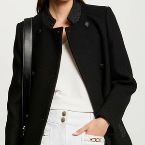 Última Colección: Abrigo Largo de Lana Tejida para Mujer, Estilo Vintage, Teñido Liso, Relleno Transpirable, Cierre con Cinturón, Abrigo de Invierno - Product Image 3