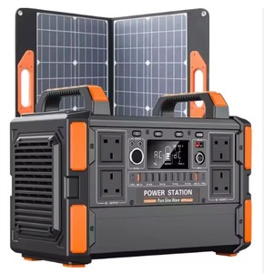 Station d'alimentation 1200W 200W grande capacité, charge rapide d'urgence, batterie de secours LiFePO4, énergie solaire domestique hors réseau - Product Image 4