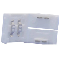 Connecteur de bande de LED en plastique Offre Spéciale de 8mm avec 2 clips et accessoires de connecteur électrique à 2 broches pour bande lumineuse à LED