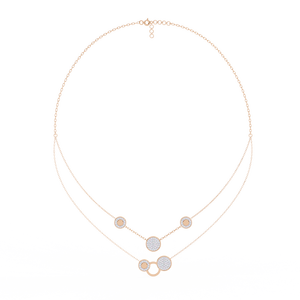 Collar de Oro de 18K con Diamantes Cultivados en Laboratorio para Mujer, Hermoso Accesorio de Joyería - Product Image 4
