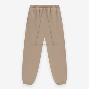 Pantalones deportivos básicos elásticos de primera calidad para hombre, pantalones de chándal informales de Color sólido, ropa de calle personalizada deportiva de peso medio, uso diario - Product Image 1