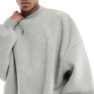 Sudadera Personalizada de Forro Polar para Hombre, Cuello Redondo, Alta Calidad, Lisa, Talla Grande, Manga Larga - Product Image 4