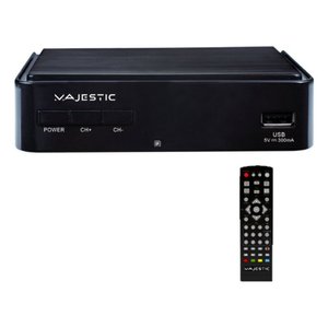 Majestic <b>Set</b> <b>Top</b> <b>Box</b> DVB-T2 HD Ready 720p Media Player Black - Product Image 3