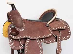 ชุดแทคหนังขี่ม้าหนังอานม้าแบบตะวันตกอุปกรณ์เสริมหนังแท้สำหรับขี่ม้า - Product Image 4