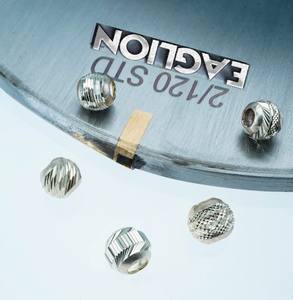 Lame ronde de disque d'outil de diamant de bijoux en métal d'argent et d'or pour la conception de boule et de chaîne coupant les outils et l'équipement de bijouterie de qualité supérieure - Product Image 2