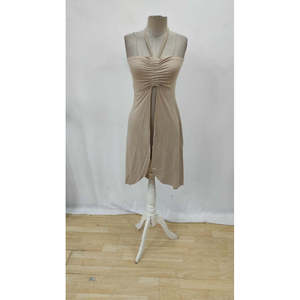 Blusa Midi sin Tirantes para Mujer, Modelo 37668 - Beige - Product Image 6