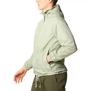 OEM Wholesale Customized Stand Collar Hooded Windbreaker <b>Jackets</b> Breathable 2.5L <b>Lightweight</b> <b>Waterproof</b> Outdoor <b>Jacket</b> - Product Image 2