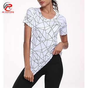 T-shirt décontracté à col rond pour femme, coupe classique, 100% coton biologique, été, manches courtes unisexes, tissu 200g avec impression de logo personnalisé - Product Image 5