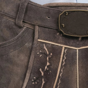 Shorts en cuir bavarois à prix avantageux, vente en gros, uni, décontracté, taille mi-haute, confortable, respirant, séchage rapide, pour vente en ligne - Product Image 5