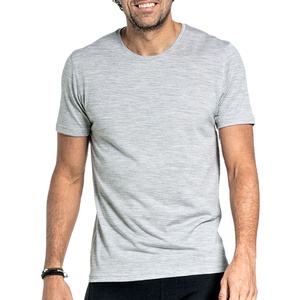 T-shirts pour hommes, été, manches longues, qualité supérieure, écologiques, anti-rides, décontractés, col rond, séchage rapide, respirants, MADE BY HS - Product Image 2