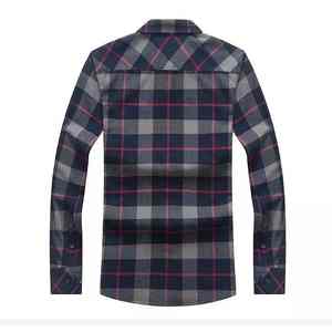 <b>Men's</b> <b>Flannel</b> <b>Shirts</b> Casual Solid Long Sleeve Button Top Custom Logo Safari Style Garment Dyed Anti-Wrinkle <b>men's</b> <b>shirts</b> - Product Image 5