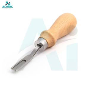 Biseleur de bord en cuir manuel ALMAC, robuste et durable, qualité médicale, usage professionnel, lame en acier tranchante, finition lisse et propre - Product Image 1