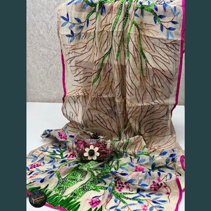 Ssumaira hiện tại bông lụa pholkari đa thêu nặng đầy đủ jaal chỉ dupatta <span class=keywords><strong>anarkali</strong></span> - Product Image 3