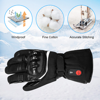 Gants en cuir chauffants électriques rechargeables du Sauveur pour la course de vélo pour la moto d'hiver Dropshipping Welcome
