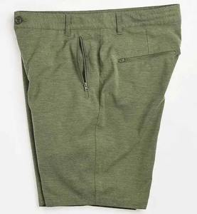 OEM New Arrival Custom High Quality Breathable <b>Slim</b> <b>Fit</b> Custom Olive Four-Way Stretch Golf Cargo <b>Shorts</b> for <b>Man</b> - Product Image 6
