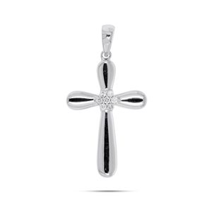 จี้เพชรทรงกลมดีไซน์หรูหรา - Product Image 1