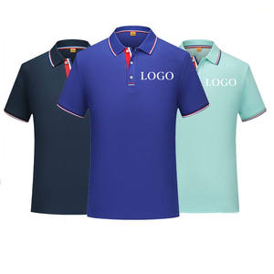 Nouveauté, livraison en stock, impression de logo personnalisée, 220g, 100% polyester, polo à manches courtes pour homme, disponible dans toutes les couleurs - Product Image 1
