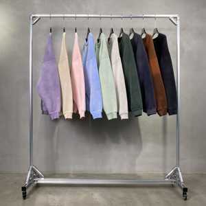 เสื้อสเวตเตอร์สำหรับผู้ชายซักแบบกรดเสื้อแนวสตรีททรงหลวมพิมพ์ลายหน้าจอตามสั่งสำหรับฤดูใบไม้ร่วง - Product Image 3