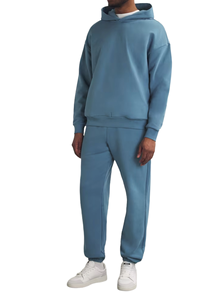 Sudadera con capucha unisex con capucha y bolsillos delanteros Ropa informal cómoda para hombres y mujeres Algodón suave - Product Image 2