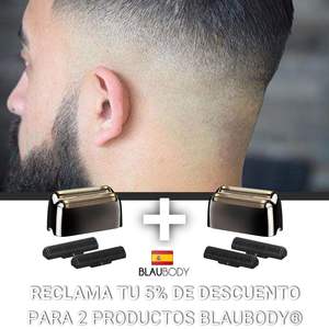 Cuchilla de Repuesto Profesional para Afeitar el Cabello y la Barba para Hombre, Cabezal en Forma de X1 para Máquina de Barbería con Fuente de Alimentación USB - Product Image 3