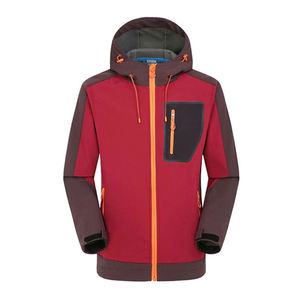 Chaqueta Softshell con estampado de logotipo personalizado de alta calidad para hombre, recién llegado profesional con cuello levantado para invierno - Product Image 3