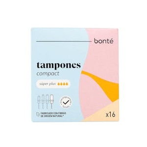 Tampons Bont Super Plus avec applicateur compact, 16 unités - Product Image 1